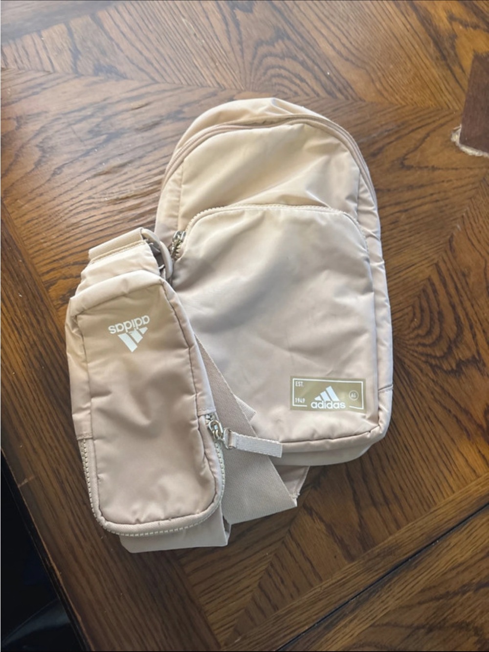 adidas Blush Pink Sling Backpack
